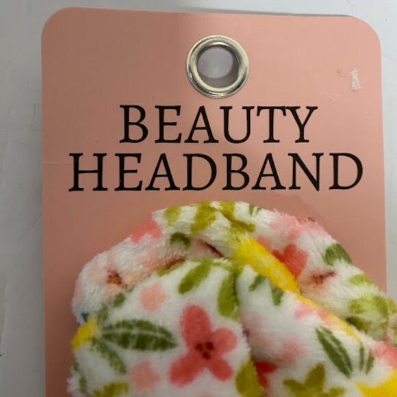 Revive Floral Plush Beauty Headband One Size Fits Most - Picture 9 of 10